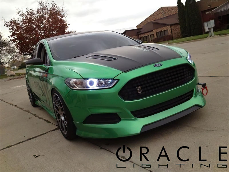 Ford Fusion Headlight Halo Kit - ORACLE Lighting - LED Halo - Green - `12-`17